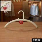 Multipurpose Anti-slip Plastic Clothes Hanger With Fragrance Holder (1 Pc)