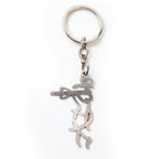 Divine Krishna Flute Design Metal Keychain (1 Pc)