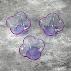5343 New Modern Style Dessert  Ice Cream Bowl Plastic 6pcs For Home  Office  Party Use