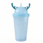 Stylish Swizzy Jelly Tumbler With Straw And Fun Lid (1 Pc 500ml)