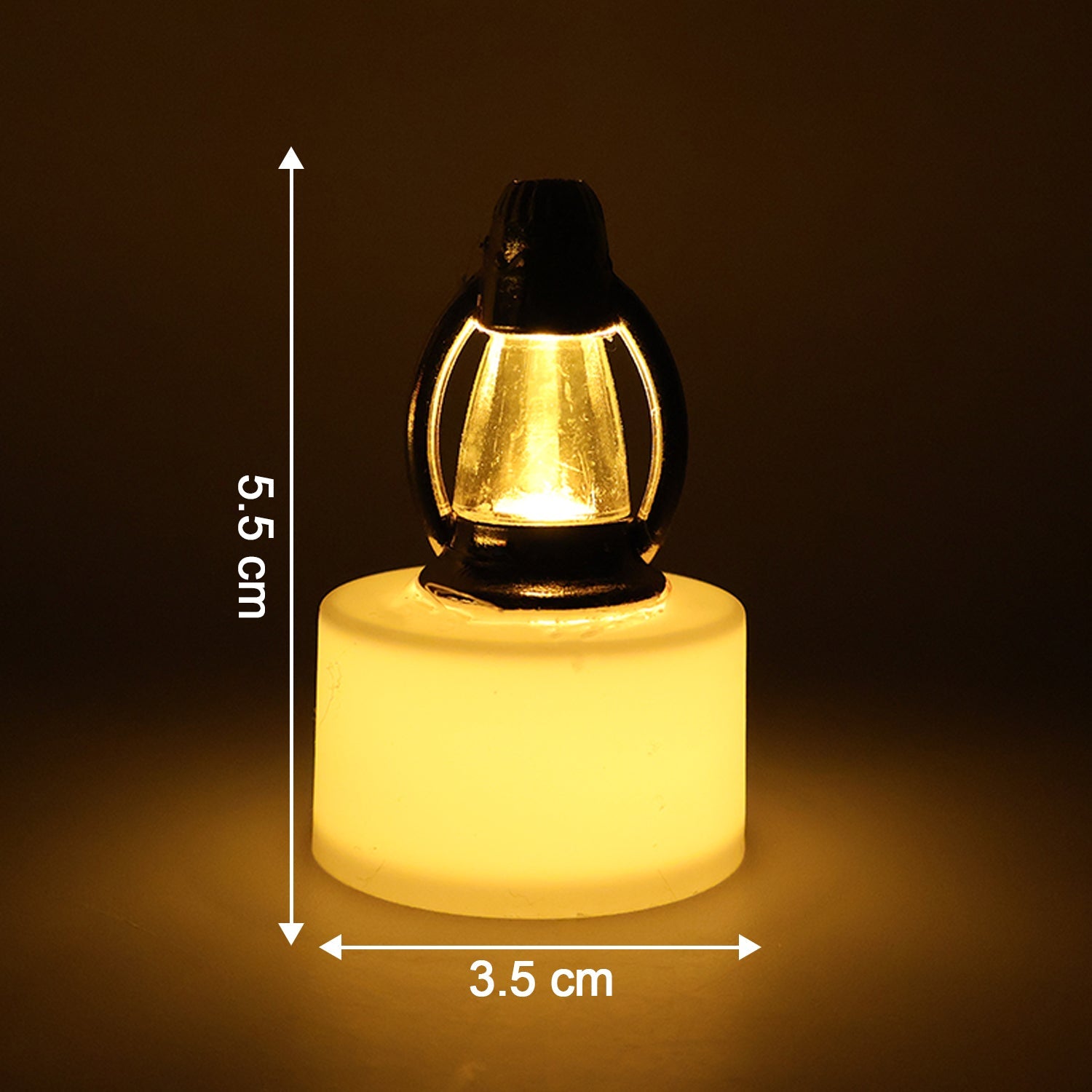 Multicolor LED candle lamps arranged for indoor decorative use