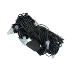 Multi-color LED decorative string light illuminating room corner
