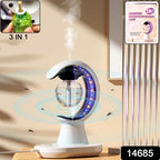 3-in-1 Led Lamp With Humidifier And Mosquito Repellent (1 Pc)