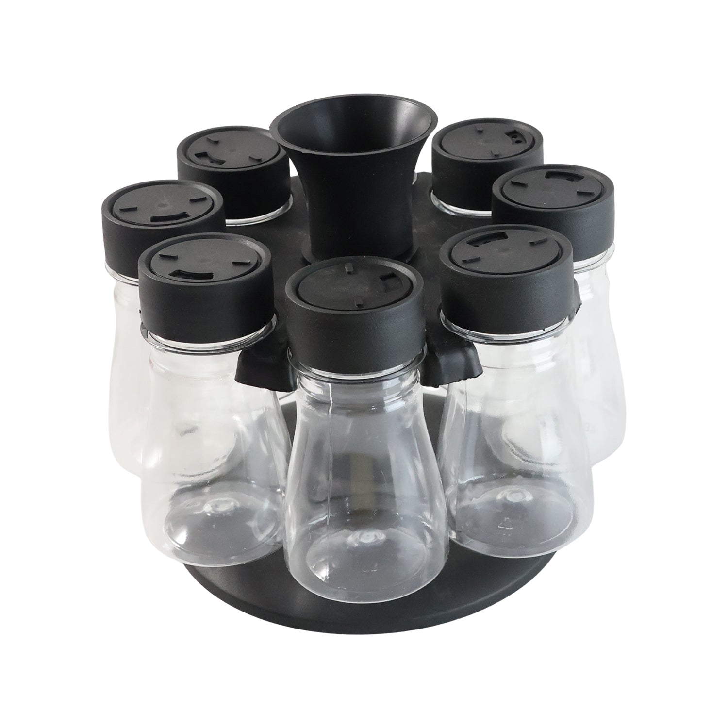 Compact rotating spice organizer ideal for daily home cooking