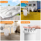 Foldable Rotary Clothes Drying Rack Stand (1 Pc)
