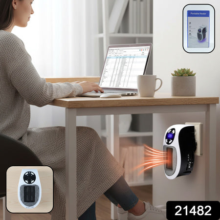 Portable Electric Plug-in Room Heater (1 Pc)