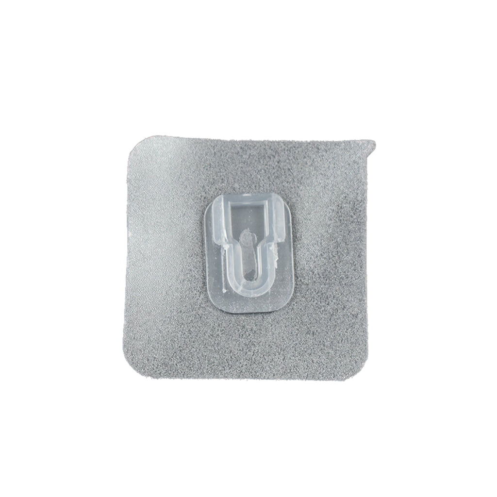 7433 Transparent Adhesive Male Hook Used For Hanging Various Types Of Items (1pc)