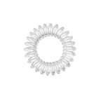 Transparent Spiral Coil Hair Band With Case 3 Pc Set