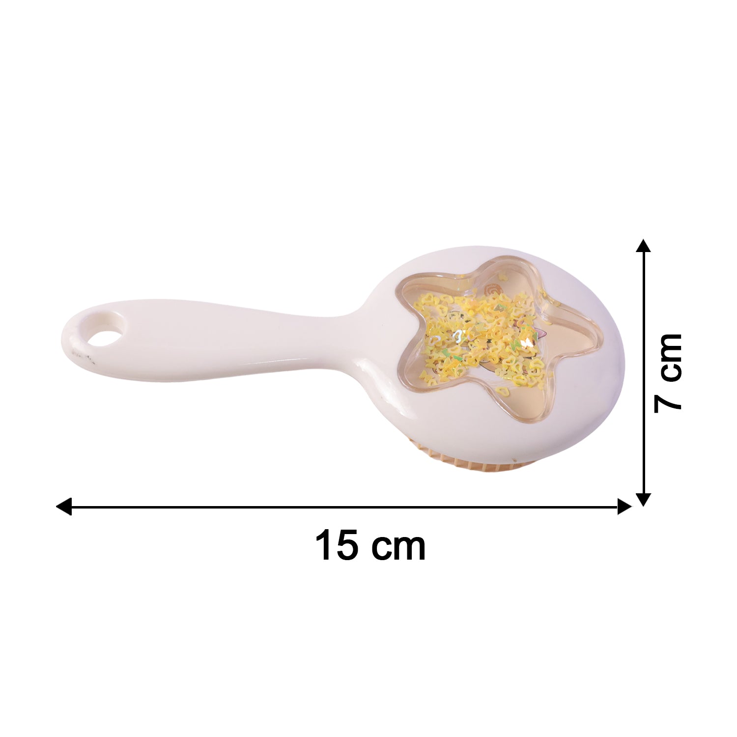 Cute Star Design Kids Hair Brush Soft Bristle Detangling Hair Comb (1 Pc)
