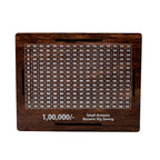 Wooden Money  Piggy Bank Money Box (1 Pc  With Marker Pen)