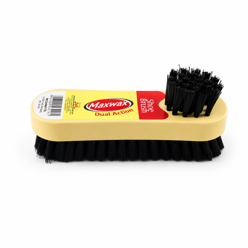 Maxwax Dual Action Shoe Cleaning Brush 2 In 1 (1 Pc)