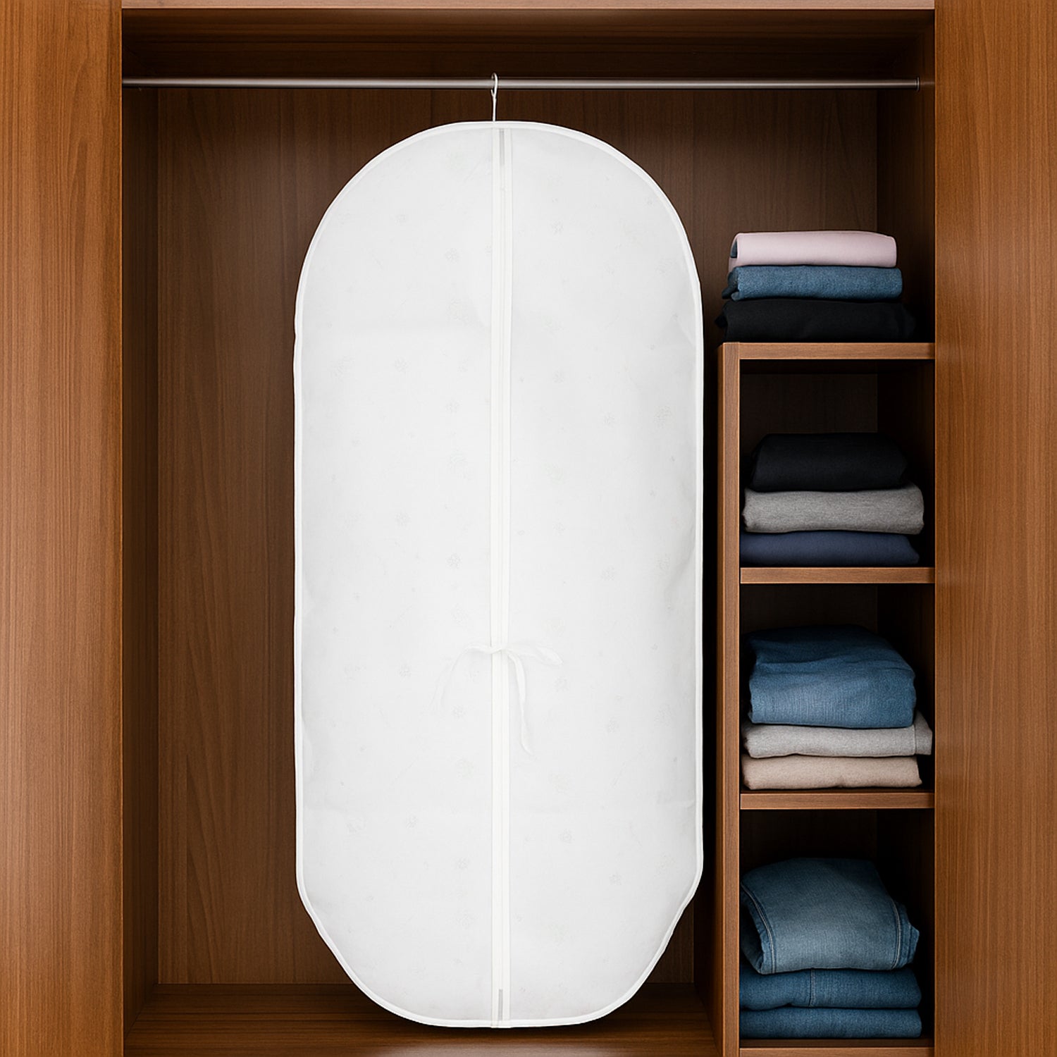 Premium Non-woven Garment Storage Cover (70 X 140 Cm  1 Pc)