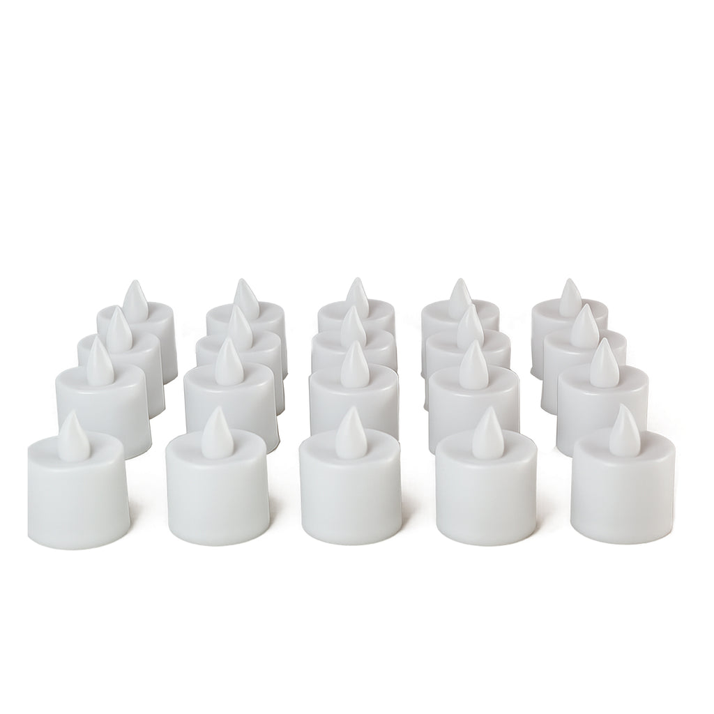 Blue Led Tea Light Candles (24 Pc)