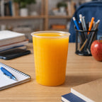 Transparent Reusable Plastic Drinking Glass 200 Ml Approx (1 Pc)