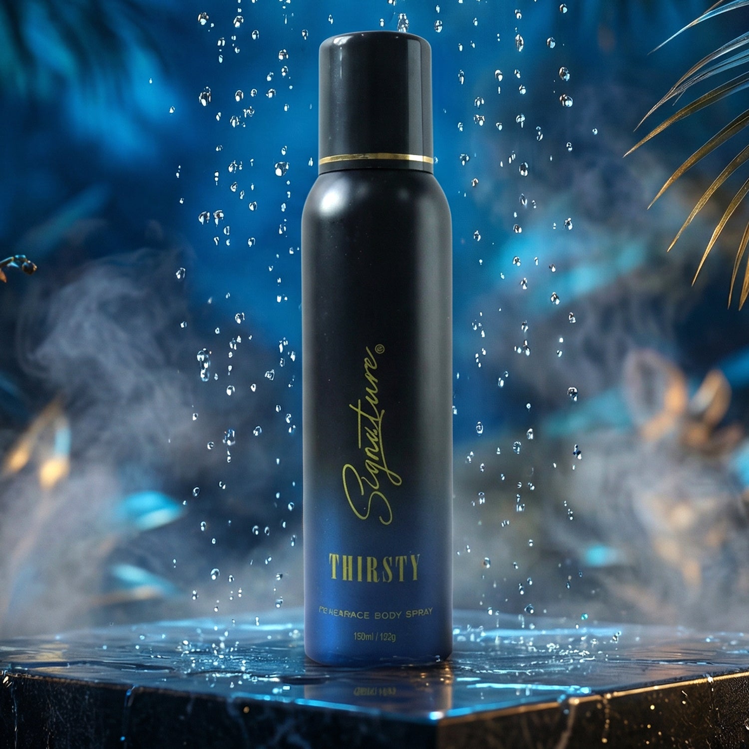 Signature Premium Thirsty Fragrance Body Spray For Men 150 Ml