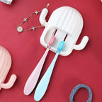 Premium Wall Mounted Toothbrush Holder Set (1 Set)