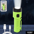 4 Modes Super Bright Led Torch High Lumens Fast Charging Flashlight  Torch (1 Pc)
