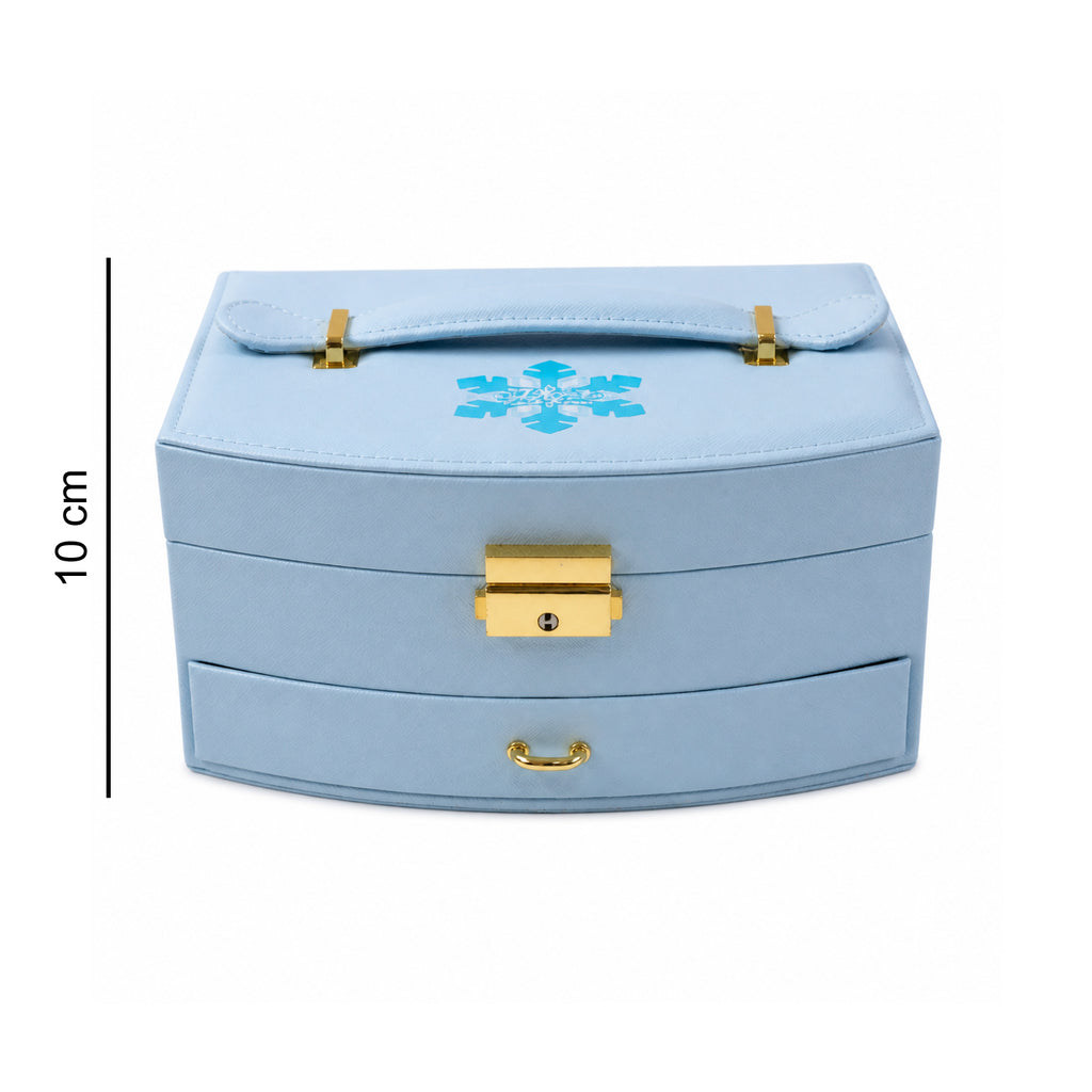 Premium Multi Layer Jewelry Storage Box With Mirror (1 Set)