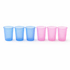 Unbreakable Plastic Drinking Glass Set Of 6 (200 Ml Each)