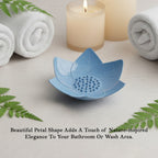 Supermom 3-piece Lotus Blossom Design Soap Holder Set