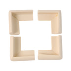 4 Pc Soft Foam Table Corner Protectors Set With Safety Tape