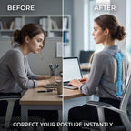Discreet and comfortable posture correction belt