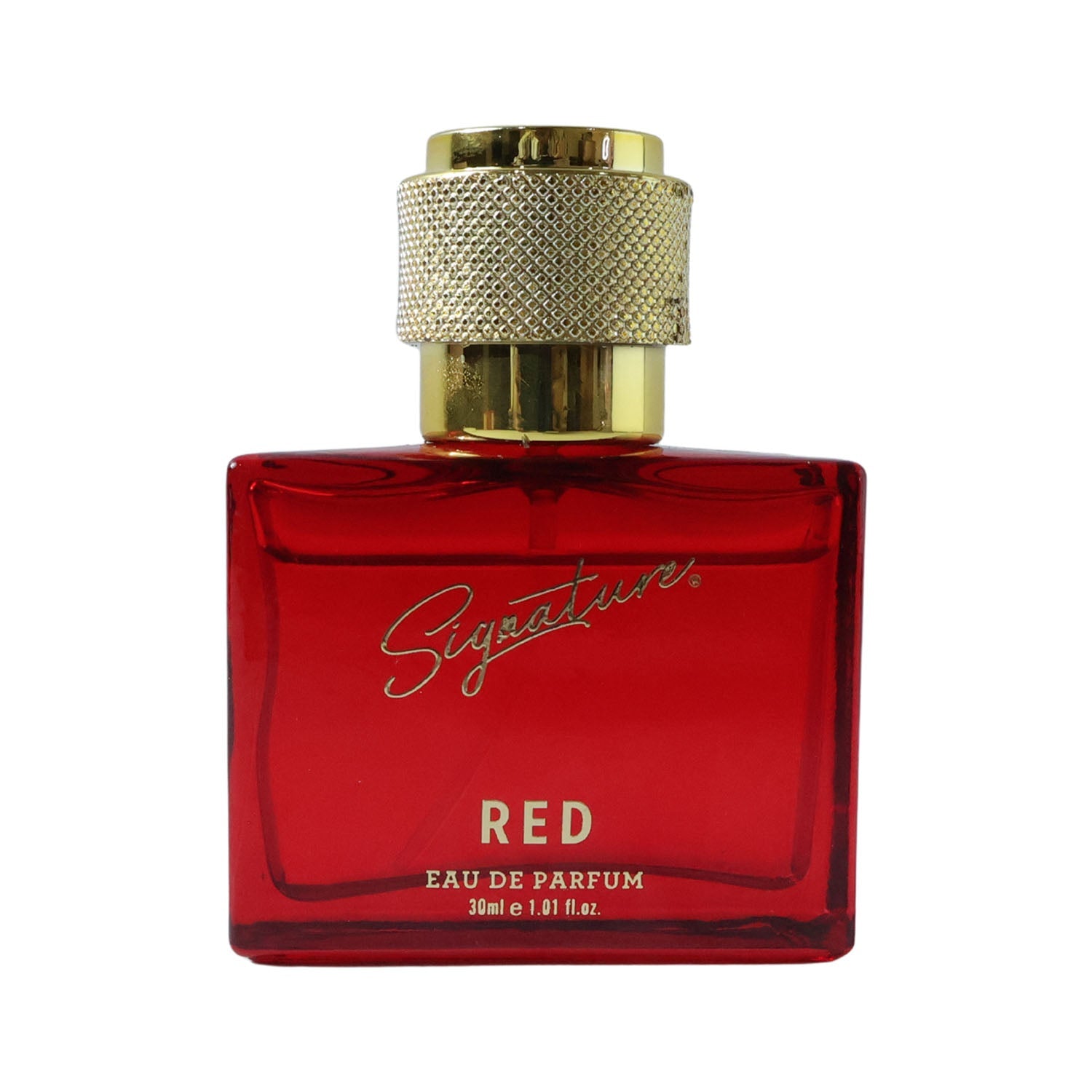 Luxury red scent perfume bottle for women