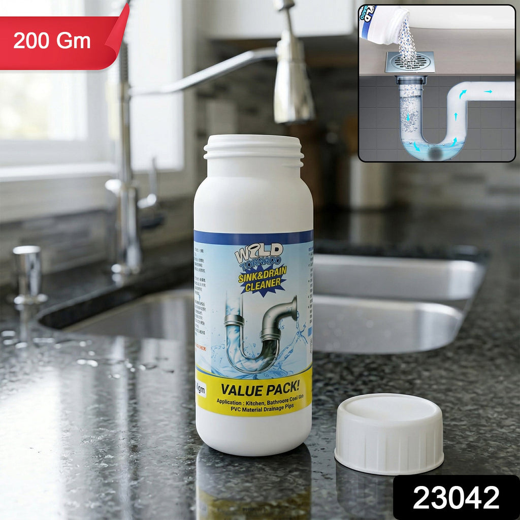 Kitchen drain unclog powder cleaner for fast results