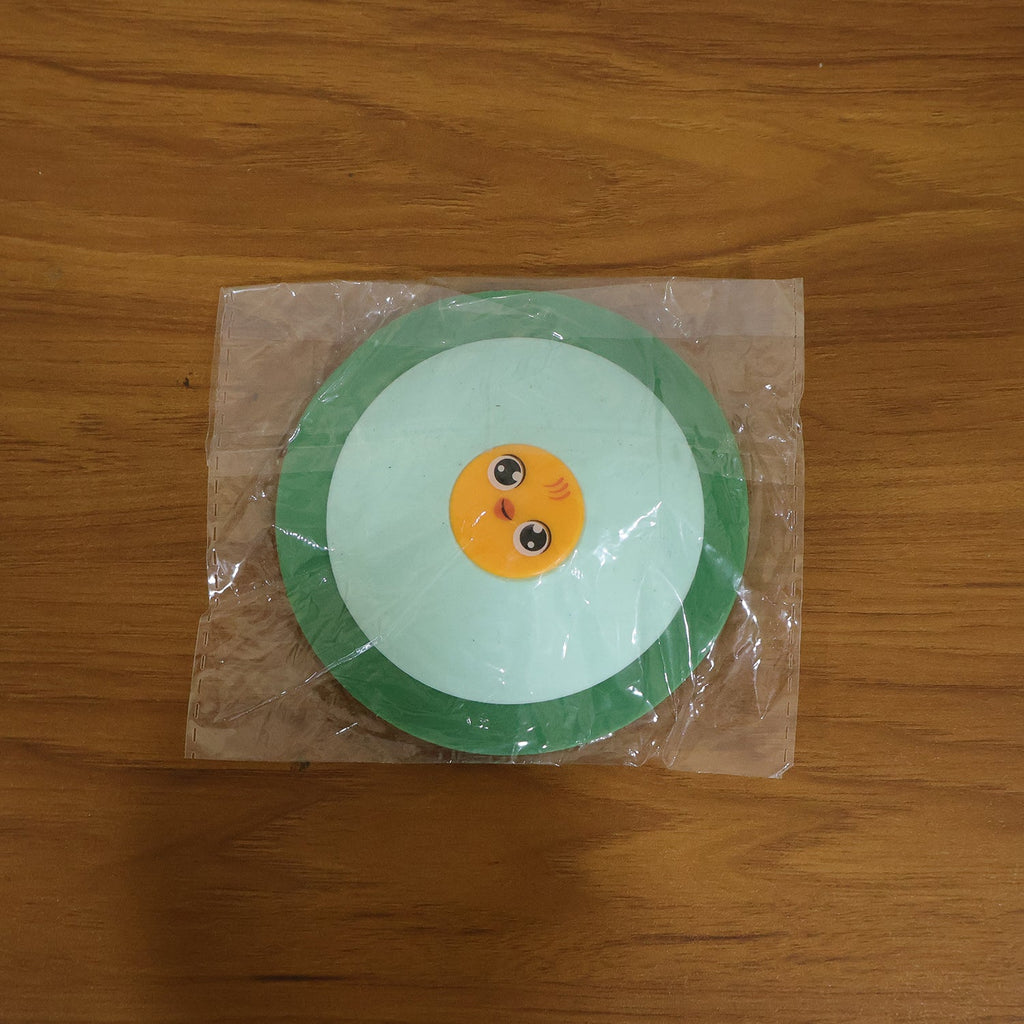Flexible silicone duck drain cover for sinks