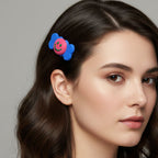 Playful cartoon smiley candy hair clip for girls and women