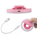 4785 Selfie Ring Light Used For Applying Bright Shade Over Face During Taking Selfies And Making Videos Etc.