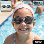 Kids Uv Protection Swimming Goggles With Anti-fog Lens And Comfortable Fit  1 Pc