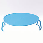 Decorative Non-slip Plastic Serving Tray With Stand (1 Pc)