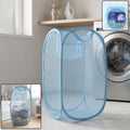 Large Mesh Pop Up Laundry Basket Clothes Storage Hamper (1 Pc 54x30cm)