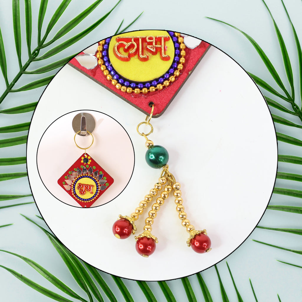Traditional Labh Shubh Decorative Wall Hanging (1 Pc)