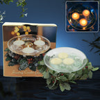 12503 Floating Candle Light Candle Holder Set Romantic Atmosphere Creates Water Container Coffee Table Decoration Send Candles Table Decorations Romantic Atmosphere (1 Pc)