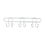 Premium Wall Mounted Metal Multi Hook Rack 1 Pc