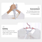 Premium Long Reach Clothes Hook Rod (86 Cm 1 Pc)