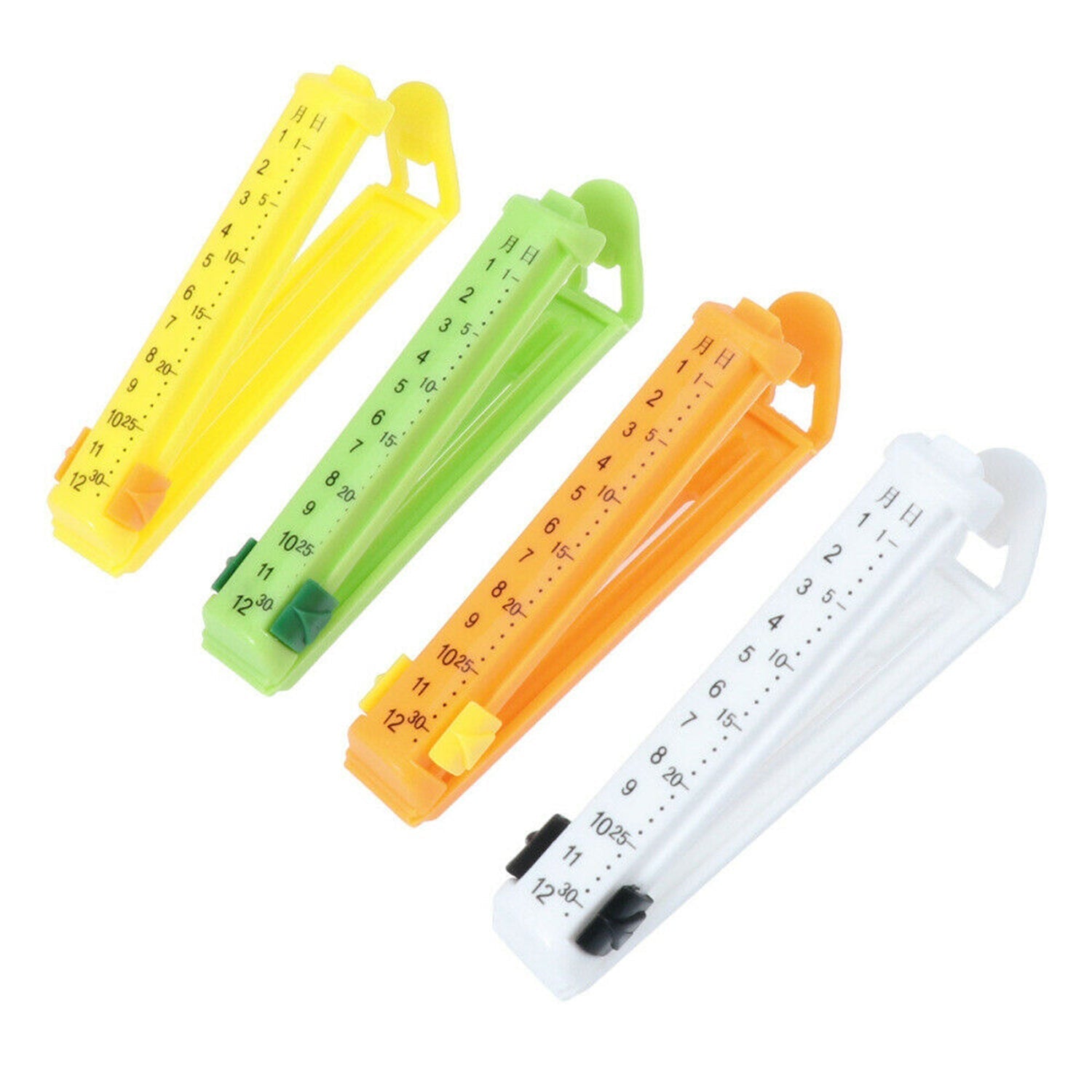 6309 4 Pc Food Sealing Clip Used For Sealing Of Packed Food Stuffs And Items To Prevent Them From Contamination.
