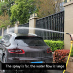 9148 Plastic Body Metal Trigger  Brass Nozzle Water Spray Gun For Water Pipe  Non-slip  Comfortable Grip  Multiple Spray Modes  Ideal Pipe Nozzle For Car Wash Gardening Other Uses