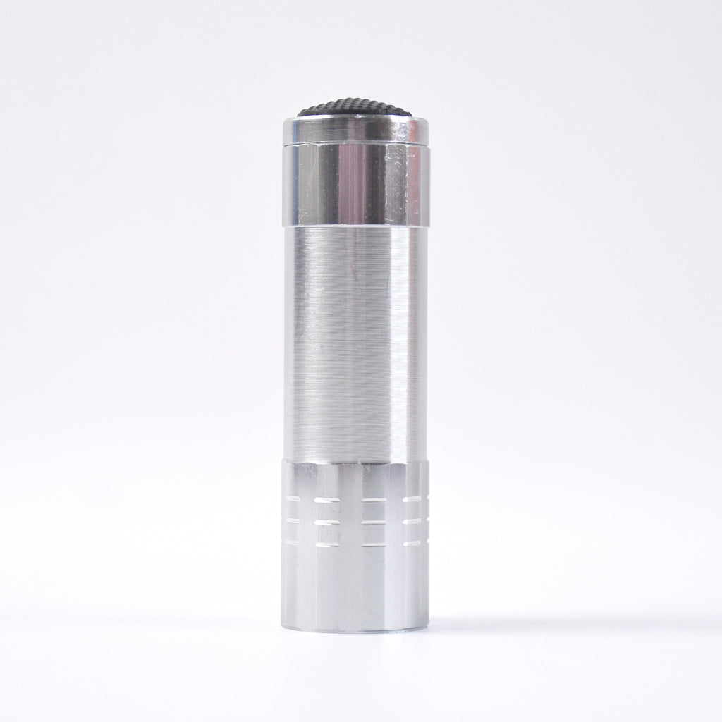 Portable Mini Torch  Flashlight 9 Led Powerful High Lumens Pen Light Easy To Carry Portable Pocket Compact Torch For Emergency 3 Battery Operated (Battery Not Included  1 Pc)