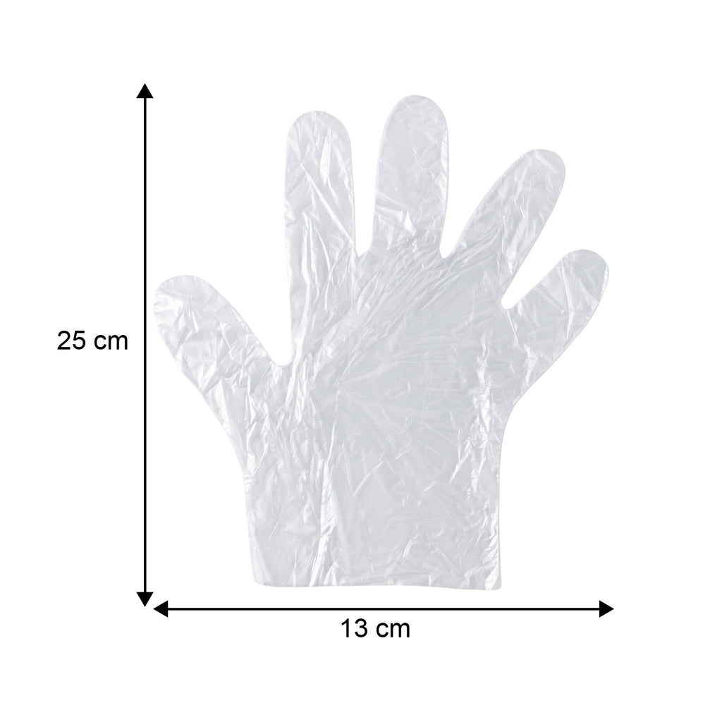 Disposable Small Plastic Gloves (100 Pc)