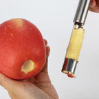 5506 Fruit Core Stainless Steel Set Core Remover For Apple And Pear Kitchen Prep Tool Fruit Core Remover Tool With Soft Handle Apple Corer Stainless Steel Kitchen Gadget Dishwasher Safe