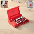Mini Precision Screwdriver Bit Set With Magnetic Bit Holder (1 Set 6 Bit)