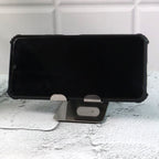 Stainless Steel Universal Mobile  Tablet Stand Holder - (1 Pc)