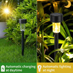 Solar Powered Lawn Pathway Light Set (12 Pcs Set)