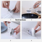 1271c Mix Color Dish Scrubber With Soap Dispenser Soap Dispensing Dish Brush Set Dishwashing Brushes Kitchen Scrub Dish Wand For Dishes Sink Pot Pan Cleaning And Washing1 Handle3refill Replacement Head