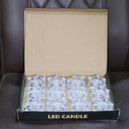 Set Of 12 Led Crystal-effect Flameless Smokeless Candles