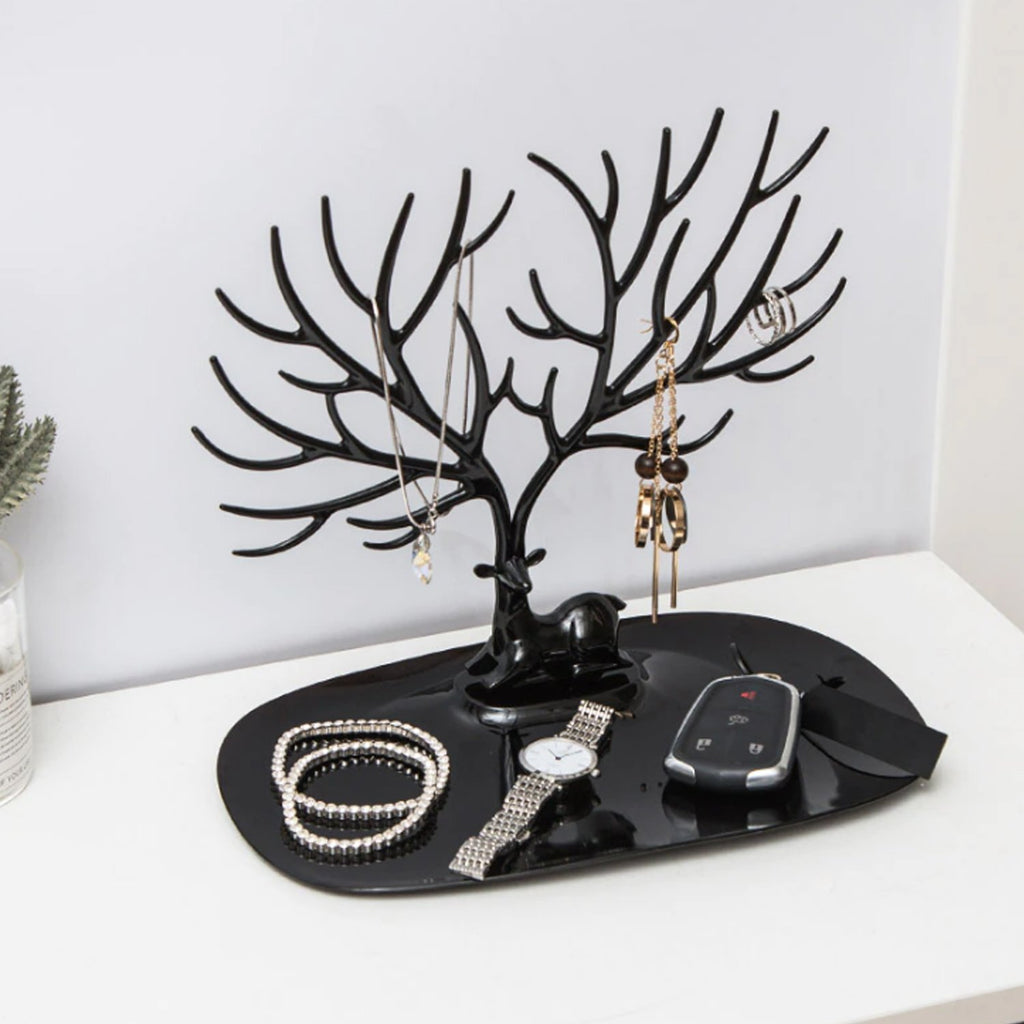 1788 Deer Shaped Jewellery Display Holder Earring Necklace Holder Organiser (1pc Only)