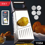 Apex 5-in-1 Master Stainless Steel Multipurpose Slicer And Grater